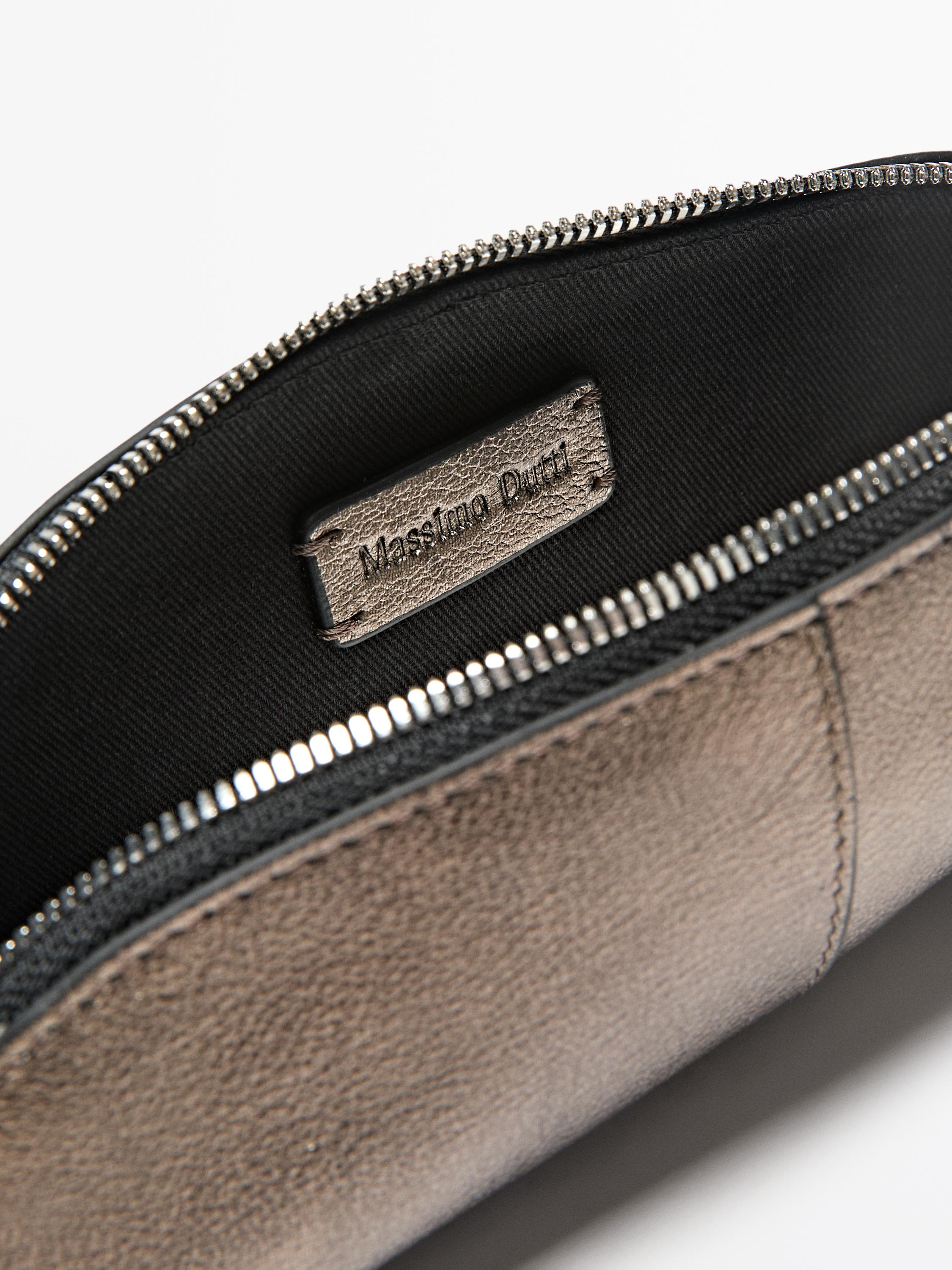 Trousse en cuir nappa